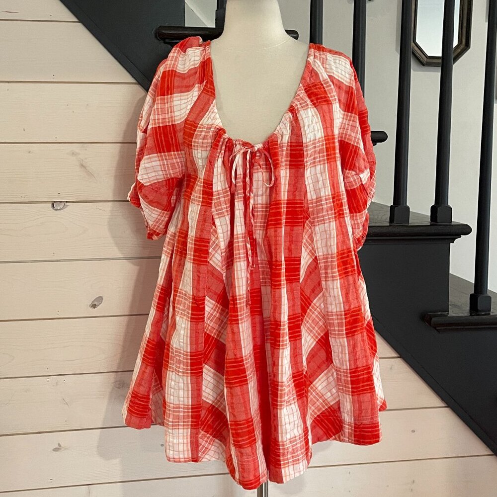 071 Free People Bop Around Romper NWOT Oversized Size XS - Picture 4 of 8
